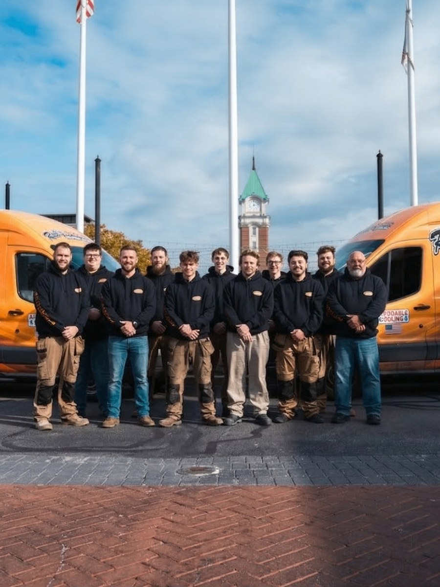 The Rick's Affordable Heating & Cooling team